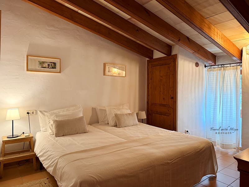 馬略卡島莊園住宿 Fangar Agroturismo - 房間 Bosque 的臥房1