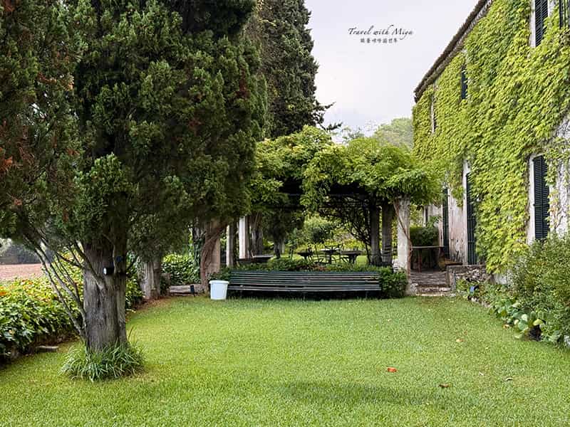 馬略卡島住宿Fangar Agroturismo 綠植與涼亭