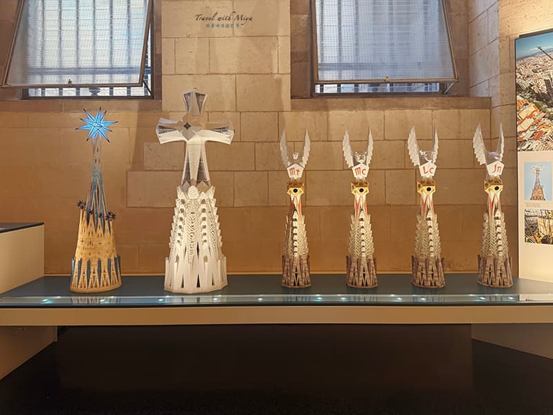 聖家堂博物館陳列的尖塔模型