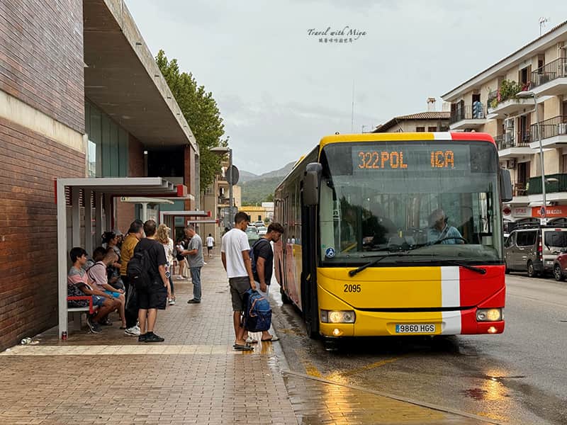 阿爾庫迪亞 Alcúdia 往福門托爾海角 Far de Formentor 的公車搭乘處