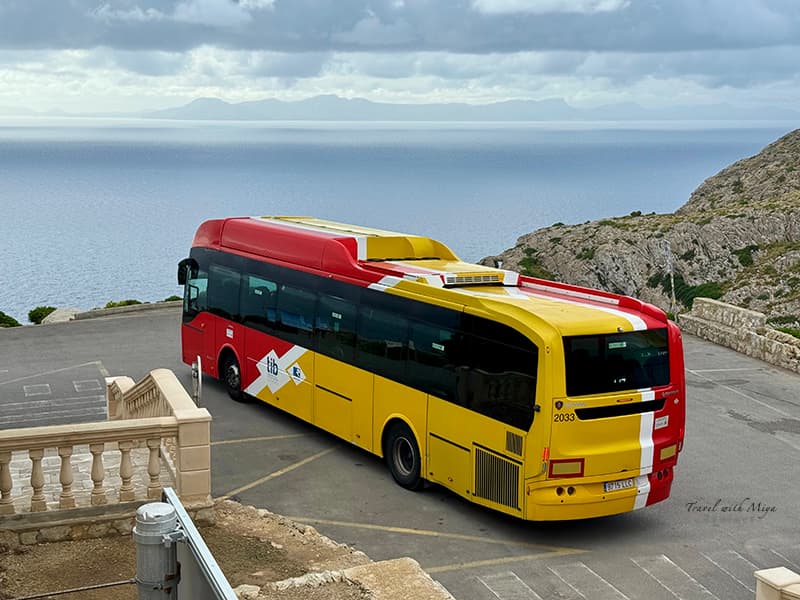 福門托爾海角 Far de Formentor 景色與公車