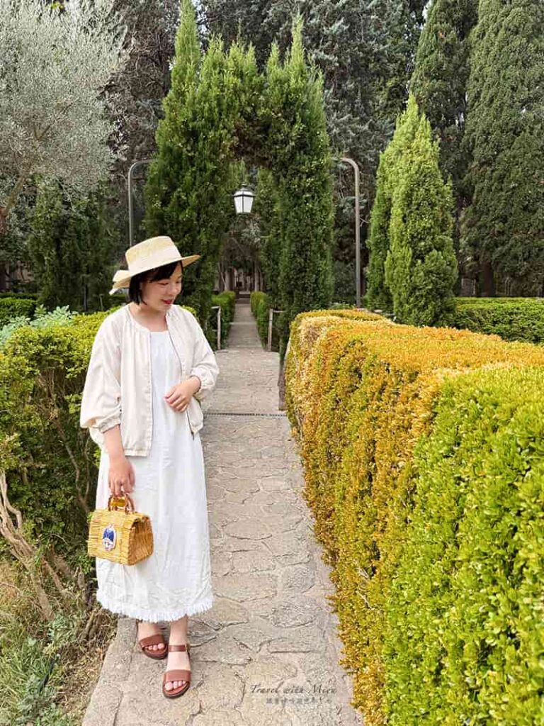 在 Jardins Rei Joan Carles 花園合照