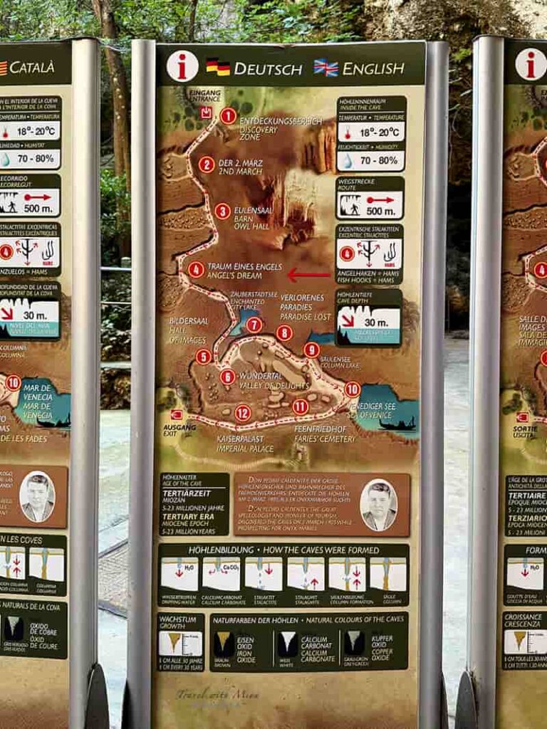 哈姆斯洞穴 Caves of Hams 參觀路線圖